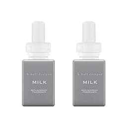 Pura and K Hall Designs - Home Fragrance Scent for Air Diffusers - Aromatherapy Scents for Bedrooms & Living Rooms Scents for Smart Home Diffusers - 2 Pack - Milk photo