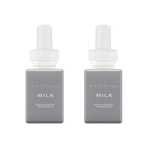 Pura and K Hall Designs - Home Fragrance Scent for Air Diffusers - Aromatherapy Scents for Bedrooms & Living Rooms Scents for Smart Home Diffusers - 2 Pack - Milk main view