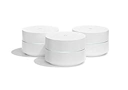Google WiFi System, 3-Pack - Router Replacement for Whole Home Coverage (NLS-1304-25) (Renewed) photo
