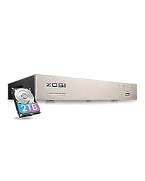 ZOSI H.265+ 8CH 3K Lite 4-in-1 Surveillance DVR Recorders with 2TB HDD photo