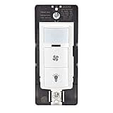 Leviton Decora in-Wall Combination Occupancy Sensor with Fan Switch thumbnail 1