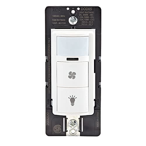 Leviton Decora in-Wall Combination Occupancy Sensor with Fan Switch main view