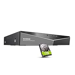 SANNCE 8-Channel 1080P Lite Wired Home Surveillance Security Camera System DVR Recorder photo