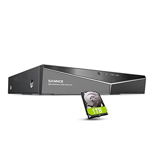 SANNCE 8-Channel 1080P Lite Wired Home Surveillance Security Camera System DVR Recorder main view