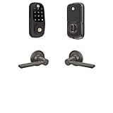 Yale Assure Lock Z-Wave Touchscreen with Valdosta Lever thumbnail 1