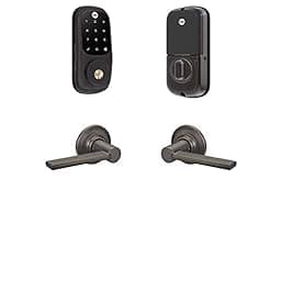 Yale Assure Lock Z-Wave Touchscreen with Valdosta Lever photo
