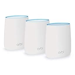 NETGEAR Orbi Tri-Band Whole Home Mesh WiFi System with 2.2Gbps Speed (RBK23) photo