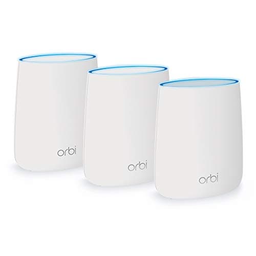 NETGEAR Orbi Tri-Band Whole Home Mesh WiFi System with 2.2Gbps Speed (RBK23) main view