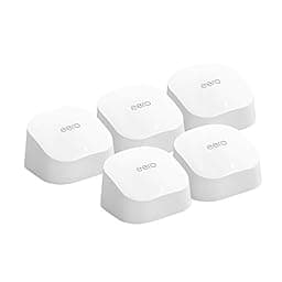 Amazon eero 6 dual-band mesh Wi-Fi 6 system with built-in Zigbee smart home hub photo