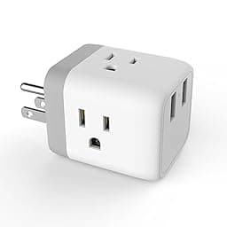Multi Plug Outlet Extender with USB Ports photo