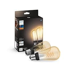Philips Hue Smart 60W ST19 Filament LED Bulb photo