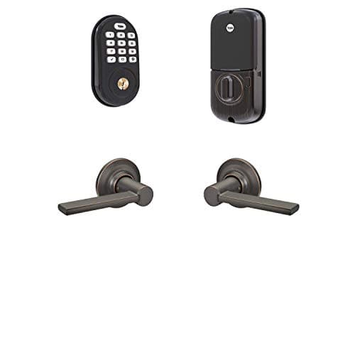Yale Assure Lock Keypad with Z-Wave with Valdosta Lever main view