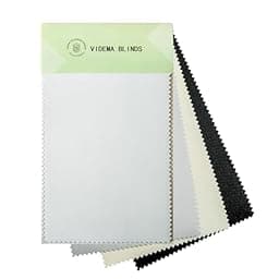 Videma Fabric Swatches 100% Blackout Motorized Roller Shade with Valence Smart Blind photo