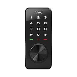 Alfred Touchscreen Keypad Pin + Bluetooth + Z-Wave + Key Entry (DB1-B-BL) Smart Door Lock photo