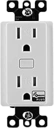 iDevices IDEVZ08W ZWave Enabled RF Single Controlled Tamper Resistant Receptacle photo