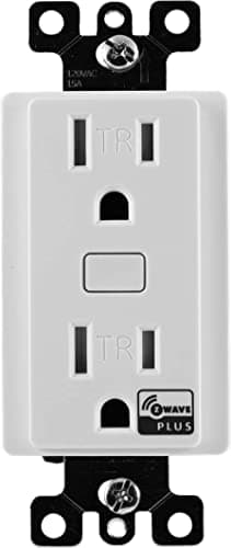 iDevices IDEVZ08W ZWave Enabled RF Single Controlled Tamper Resistant Receptacle main view