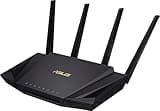 ASUS RT-AX58U Dual Band WIFI Router (RT-AX3000) (Renewed) thumbnail 4