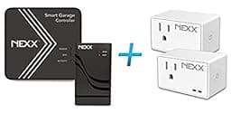 NEXX Smart Garage WiFi Controller NXG-200 + 2 Nexx Smart Plug Bundle photo