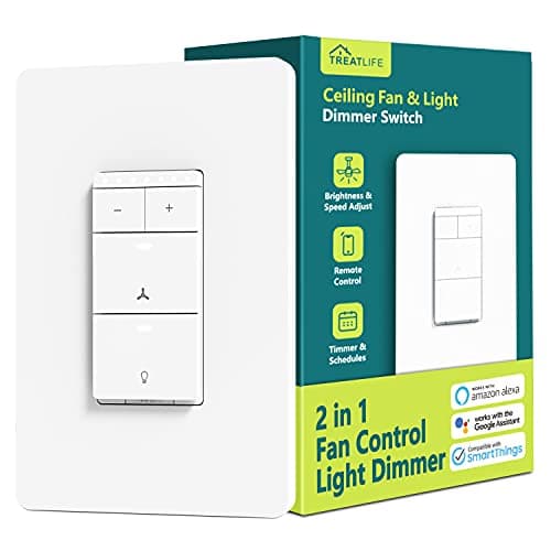 TREATLIFE Smart Ceiling Fan Control and Dimmer Light Switch main view