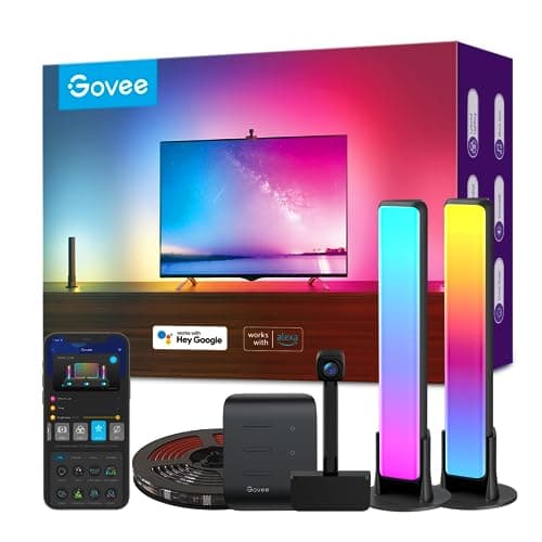 Govee LED Strip Lights & Light Bars with Camera, Smart Wi-Fi RGBIC DreamView T1 Pro LED Lights for TV main view