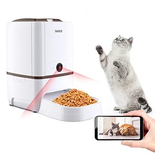 Iseebiz Automatic Pet Feeder main view