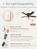 meross Smart Ceiling Fan Control and Dimmer Light Switch thumbnail 3