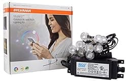 SYLVANIA Smart LED ZigBee RGBW Full Color Outdoor Accent Light Starter Kit photo