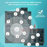 Sengled Zigbee Smart Bulbs, Tunable White 2700K~6500K, Hub Required, Dimmable via Wall Switch, Works with SmartThings and Echo Plus with Built-in Hub, Daylight A19 E26, Voice & APP Control, 4 Pack thumbnail 3