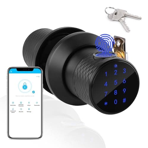 Fingerprint Door Knob main view