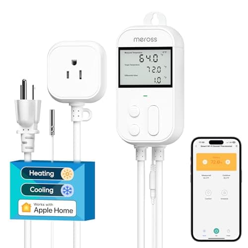 meross Smart Temperature Controller Thermostat main view