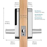 Smart Lock, TFX1 Bluetooth Enabled Fingerprint and Touchscreen Electronic Door Lock thumbnail 4