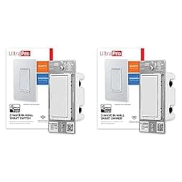 UltraPro Z-Wave in-Wall Rocker Smart Switch + UltraPro Z-Wave in-Wall Rocker Smart Dimmer photo