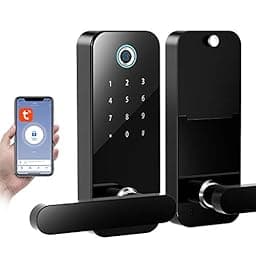 COOLOUS Keypad Smart Door Lock with Handle Keyless Entry Door Lock photo