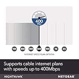 NETGEAR Nighthawk Cable Modem WiFi Router Combo with Voice C7100V (Renewed) thumbnail 4