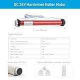 Rollerhouse DIY 24V Electric Roller Blinds/Shades Radio DC Tubular Motor Kit thumbnail 5