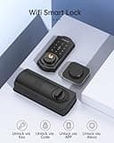 WiFi Door Lock - SMONET Remote Control Smart Deadbolt thumbnail 2