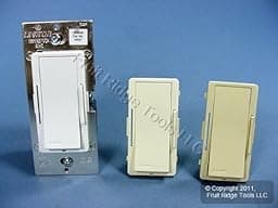 Leviton Ivory/White/Almond Vizia 1-Button RF Dimming Zone Controller Z-Wave RZCZ1-1LX photo