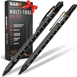 RAK 2-in-1 Multi-Tool Pen Set (2 Pack) Dad Christmas Gifts for Men photo