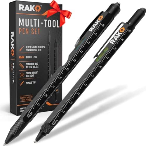 RAK 2-in-1 Multi-Tool Pen Set (2 Pack) Dad Christmas Gifts for Men main view