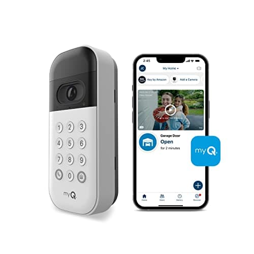 myQ Smart Garage Door Video Keypad main view