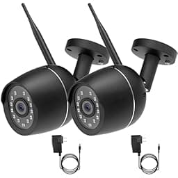 GOAOFOEOI 2 Pack 1080P WiFi Full Metal Case Cameras photo