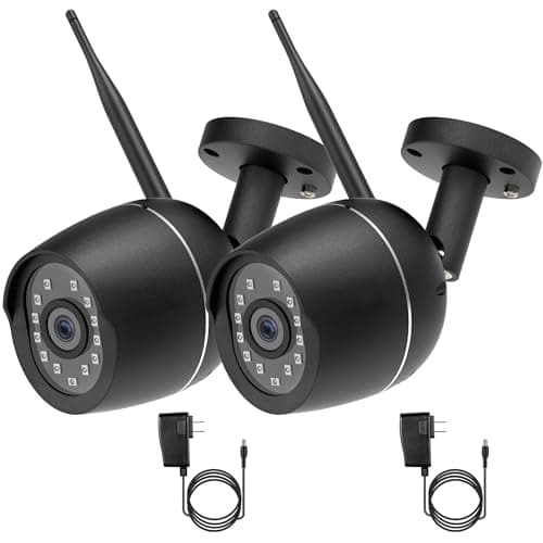 GOAOFOEOI 2 Pack 1080P WiFi Full Metal Case Cameras main view