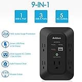 2 Pack USB Wall Charger Surge Protector thumbnail 2