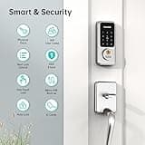 Smart Lock Keyless Entry Deadbolt Door Locks thumbnail 3