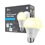 GE CYNC Smart LED Light Bulbs, Soft White, Bluetooth and Wi-Fi, Works with Alexa and Google, A19 (2 Pack) thumbnail 1