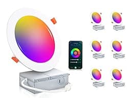 [6 Pack] CLOUDY BAY 6inch Smart Wifi LED Recessed Lights photo