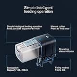 [Upgrade] WiFi Control Automatic Fish Feeder with APP Lychee Aquarium Automatic Fish Feeder, WiFi Control Auto Fish Food Dispenser for Home Office thumbnail 4