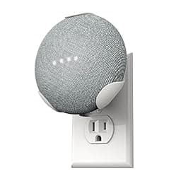 PowerClip Outlet Mount for Google Nest Mini (Chalk) photo