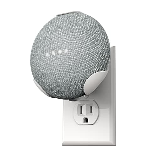 PowerClip Outlet Mount for Google Nest Mini (Chalk) main view