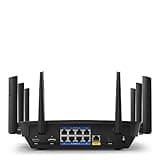 Linksys WiFi 5 Router, Tri-Band, 3,000 Sq. ft Coverage, 25+ Devices, Speeds up to (AC5400) 5.4Gbps - EA9500 thumbnail 2